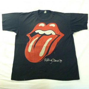 Vintage thrashed 1989 Rolling Stones t-shirt