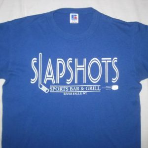 Vintage 1980's Slapshots t-shirt, WI bar and grill