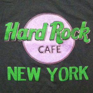 Vintage 1980's Hard Rock Cafe NYC t-shirt