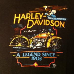 Vintage Harley Davidson late 80's early 90's t-shirt