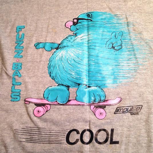 Vintage 1980’s cool skateboarding cat t-shirt
