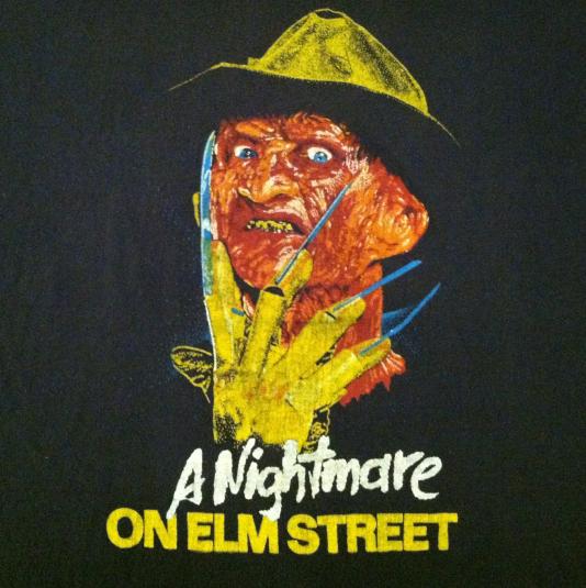 Vintage Nightmare on Elm Street Freddy Krueger movie t-shirt