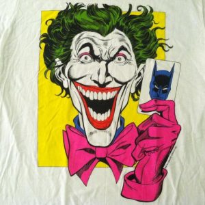 Vintage 1980's deadstock Batman Joker still in bag t-shirt