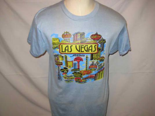 70’s Las Vegas iron-on vintage t-shirt, L XL