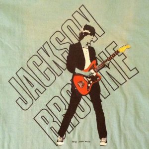 Vintage 1983 Jackson Browne rock concert tour t-shirt