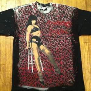Vintage Bettie Page Mosquitohead pin-up rockabilly t-shirt