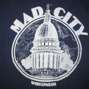 Vintage 1970's t-shirt, Madison, Wisconsin, L X