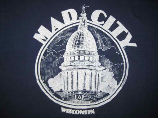 Vintage 1970’s t-shirt, Madison, Wisconsin, L X