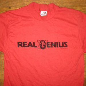 Vintage 1985 Real Genius movie promo t-shirt, medium
