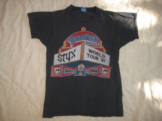 Vintage 1981 Styx at Paradise Theatre t-shirt