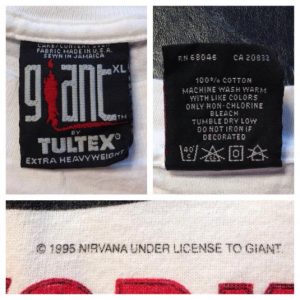 Vintage 1995 Nirvana Unplugged Live in New York t-shirt