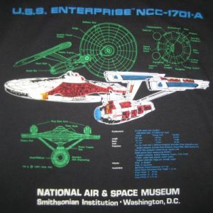 Vintage 1991 Star Trek USS Enterprise t-shirt