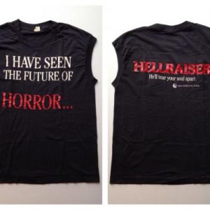 Vintage Original 1980's Hellraiser horror movie t-shirt