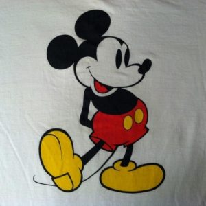 Vintage 1980's Mickey Mouse ringer t-shirt