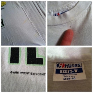 Vintage The Fly horror movie David Cronenberg t-shirt