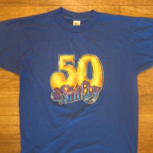 Vintage 1980's "50 and shifty" iron-on t-shirt