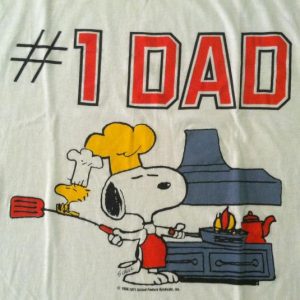 Vintage 1980's Snoopy #1 Dad Peanuts t-shirt