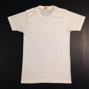 Vintage 1970's Munsingwear blank plain white tee t-shirt