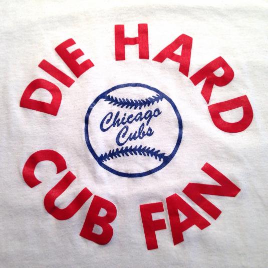 1980’s Chicago Cubs Die Hard Cub Fan t-shirt