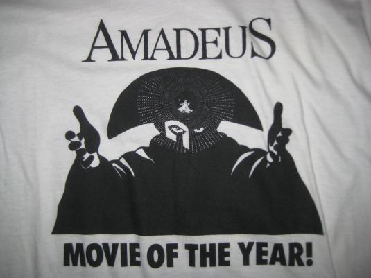 Vintage 1980s Amadeus movie promo t-shirt