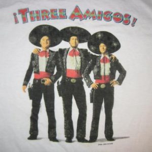 Original 1986 Three Amigos ringer t-shirt, large