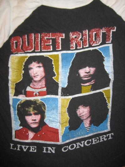 Vintage 1980’s Quiet Riot raglan t-shirt