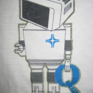 Vintage 1980s wicked sweet robot raglan t-shirt, XS S