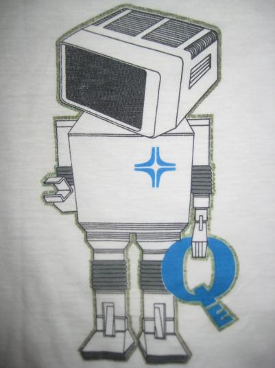 Vintage 1980s wicked sweet robot raglan t-shirt, XS S