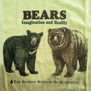 Vintage deadstock 1980's fur-ocious bears t-shirt