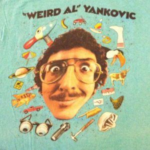 Vintage 1985 Weird Al Yankovic Stupid concert tour t-shirt