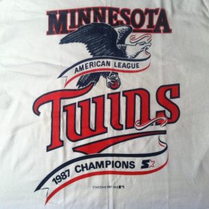 Vintage 1987 Deadstock NWT Minnesota Twins t-shirt