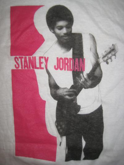 vintage 1980’s Stanley Jordan jazz fusion guitarist t-shirt