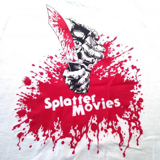 Vintage 1980’s Splatter Movies horror t-shirt