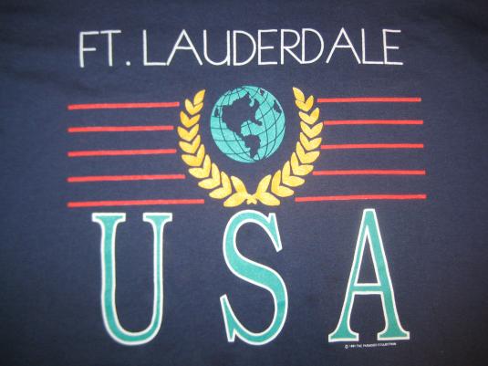 Vintage 90s Fort Lauderdale t-shirt, large