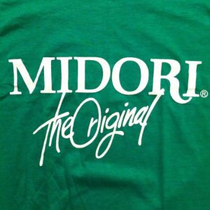 Vintage 1980's Midori liqueur booze alcohol t-shirt