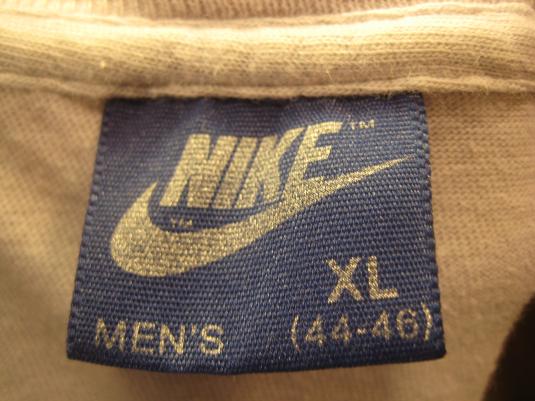 Vintage 1984 Nike blue tag t-shirt, Portland marathon, LS | Defunkd