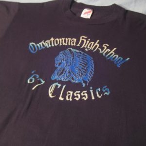 Vintage 1980's Owatonna high school t-shirt