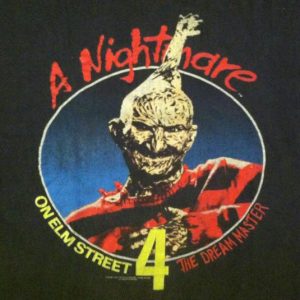 Vintage 1988 Nightmare on Elm Street horror movie t-shirt