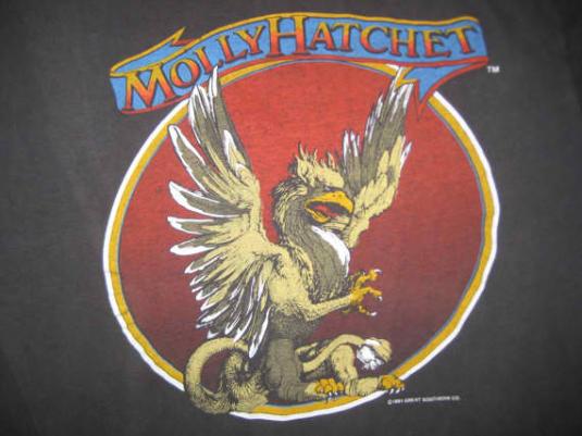 Vintage 81-82 Molly Hatchet tour t-shirt
