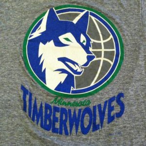 Vintage Minnesota Timberwolves basketball triblend t-shirt