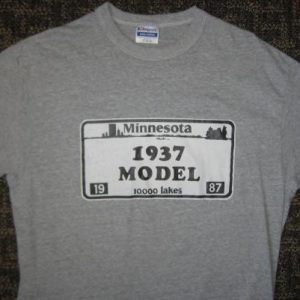 vintage 1987 over the hill in Minnesota t-shirt