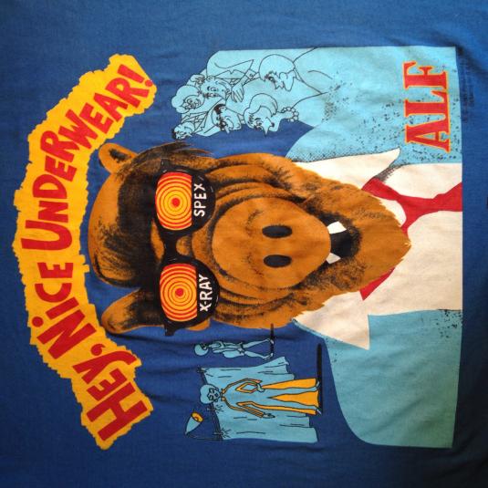 Vintage 1980’s ALF XRay Spex tshirt Defunkd