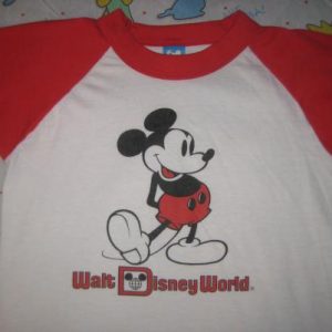 Vintage Mickey Mouse Walt Disney World jersey t-shirt