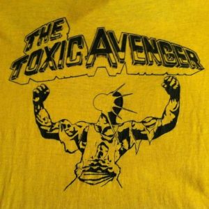 Vintage 1980's Toxic Avenger Troma horror movie t-shirt