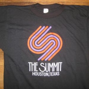 Vintage 1980's The Summit t-shirt- old Houston sports arena