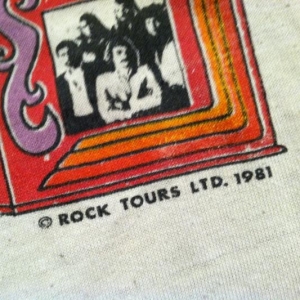 Vintage 1981 PAPER THIN Styx raglan concert t-shirt