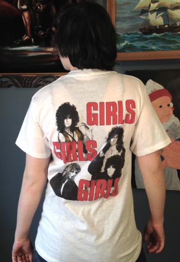 Vintage 1987 Motley Crue Girls Girls Girls t-shirt