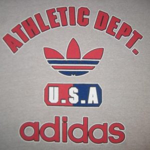 Vintage 1980's Adidas t-shirt, XL