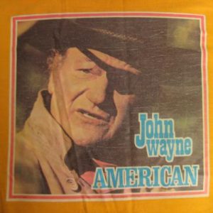 Vintage 1970's John Wayne t-shirt, soft and thin, M-L