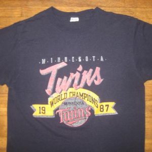 Vintage 1987 MN Twins World Series t-shirt, Champion brand